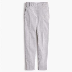 j. crew cameron seersucker slim crop pant / 2